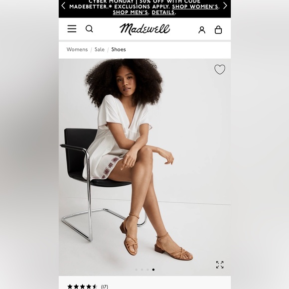 Madewell The Gena Strappy Leather Sandals, 7 - Picture 2 of 6